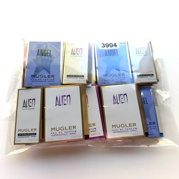 3904 MUGLER HIGH END FRAGRANCE PERFUME SAMPLES SET BUNDLE DESIGNER LUXURY - Picture 2 of 2